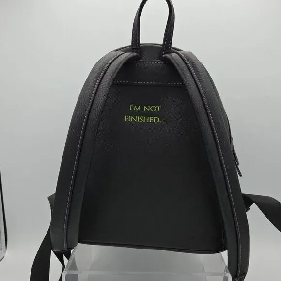 LOUNGEFLY EDWARD SCISSORHANDS TOPIARIES MINI BACKPACK EUC - Picture 3 of 7